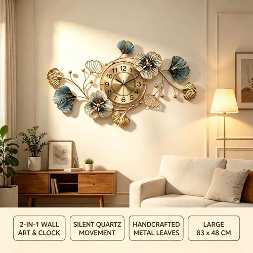Metal wall clock home - clock,