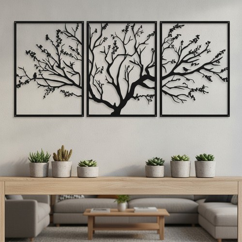 Tree life metal wall art - tree,
