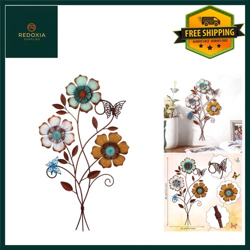 Elegant tricolor flower metal - tricolor,