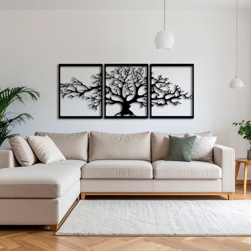 Large tree life metal wall - large, of