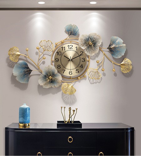 Metal ginkgo leaf wall - metal,