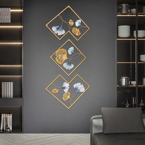 3pcs metal wall - art, hanging
