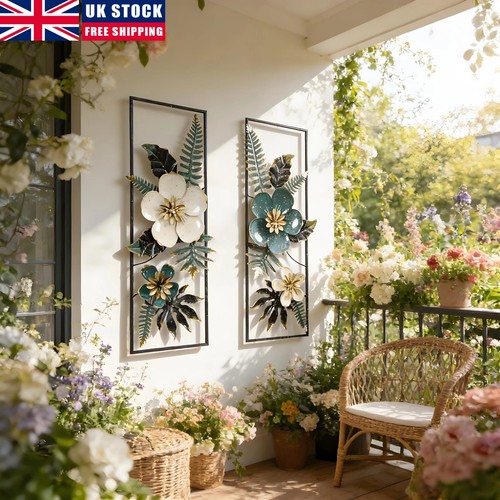 Luxury metal flower leaves - metal,