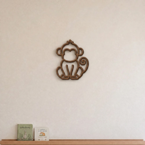 Monkey nursery wall art jungle - monkey,