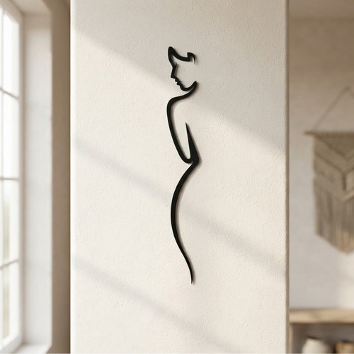 Sculptural metal wall art - metal,