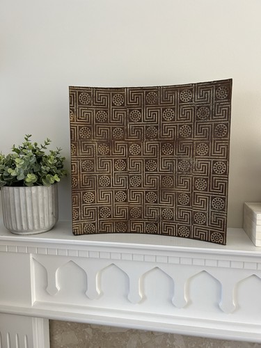 Bronze metal wall art - bronze, 3d
