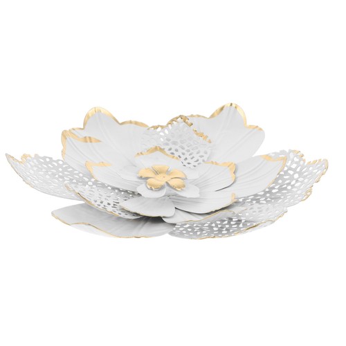 Rustic white and gold iron - iron, 3d