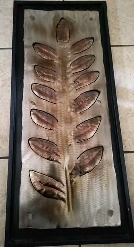 Vintage metal wall hanging - vintage,