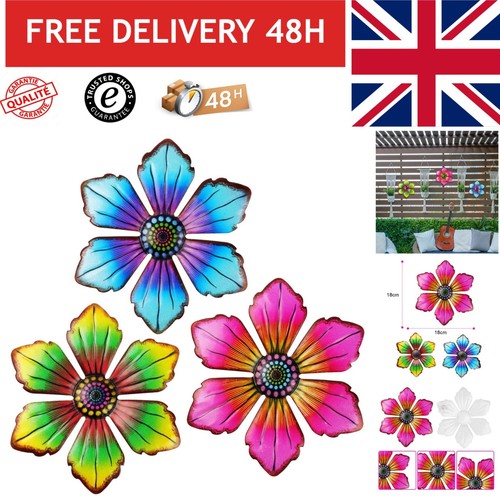 Offcup metal flower wall - art, 3