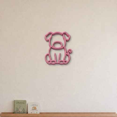 Pig nursery wall art 3d - nursery,