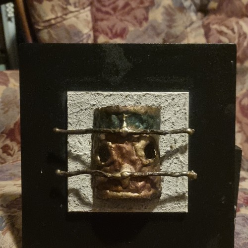 Mixed media face - 3d, face/mask