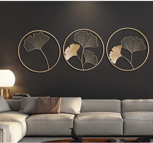 3pcs metal wall art modern - wall,