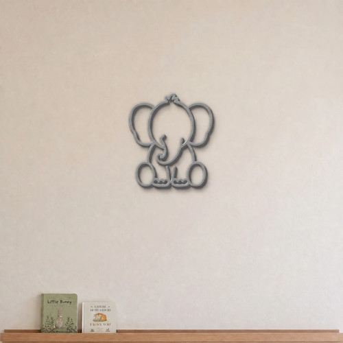 Elephant nursery wall art - elephant,