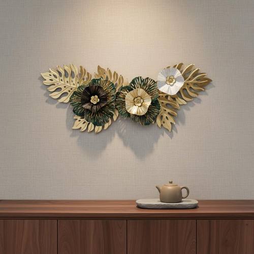 Metal flower wall decor - flower,