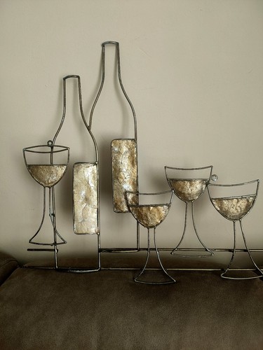 Vintage 90s metal - wall, art