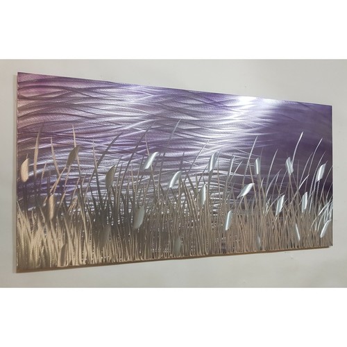 Modern abstract metal wall