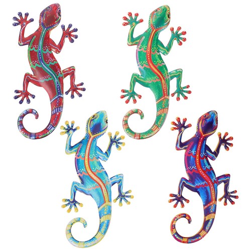 Iron lizard wall art assorted - lizard,