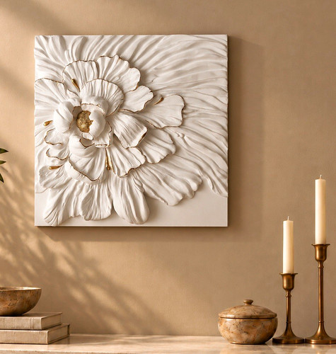 White gold flower - white,