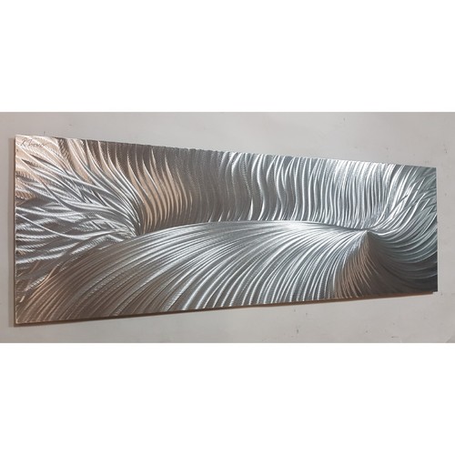 Modern abstract metal wall