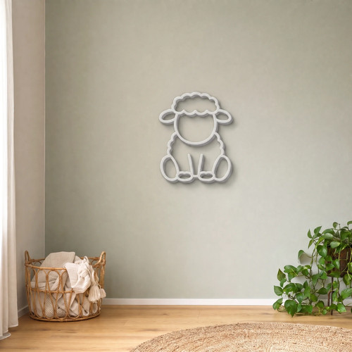 Sheep nursery wall art 3d - nursery, |