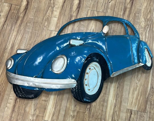 Metal beetle wall art - metal,