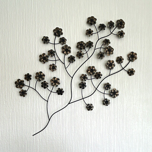 Black bronze metal - black,