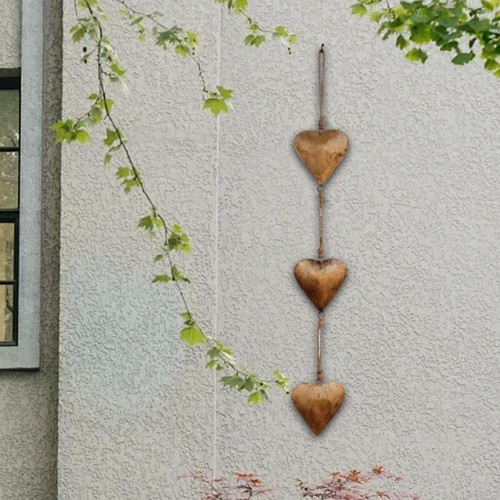 Metal heart wall - metal, hanging