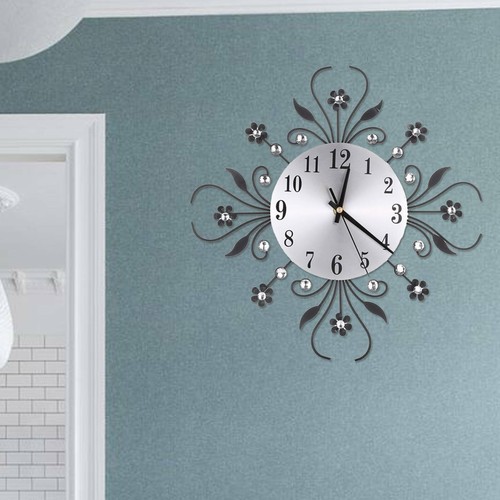 Wall clock luxury metal - wall,